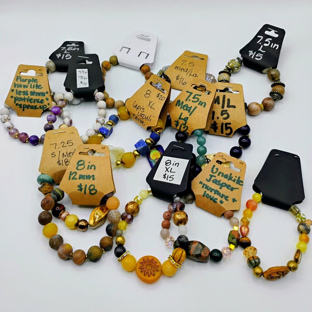 Gemstone mixed lot 14 pieces